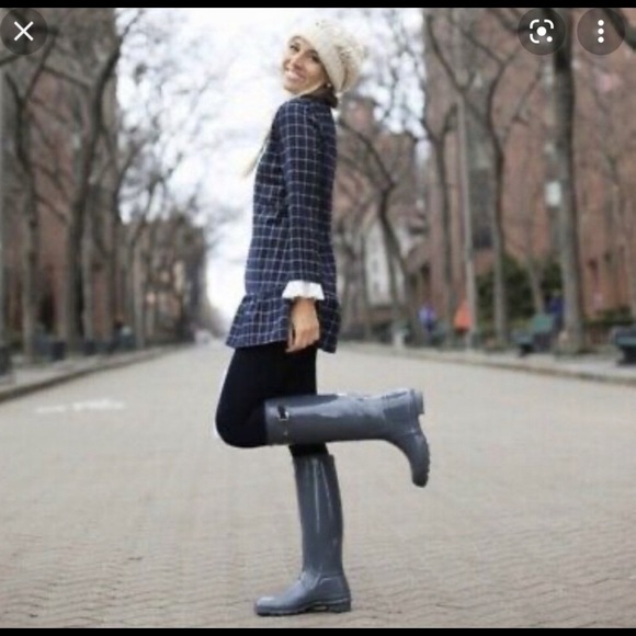 Hunter Refined High Gloss Waterproof Rain Boots - Picture 2 of 7